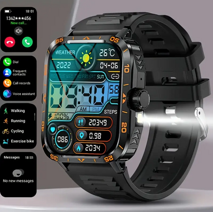 Outdoor Sports Watch with LED Altimeter, 100+ Sports Modes & 300mAh Battery