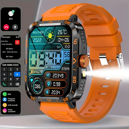 Outdoor Sports Watch with LED Altimeter, 100+ Sports Modes & 300mAh Battery