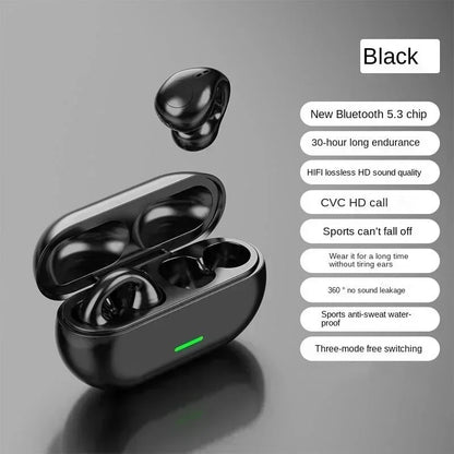 New T75 Bone Conduction Bluetooth 5.3 Sports Earphones