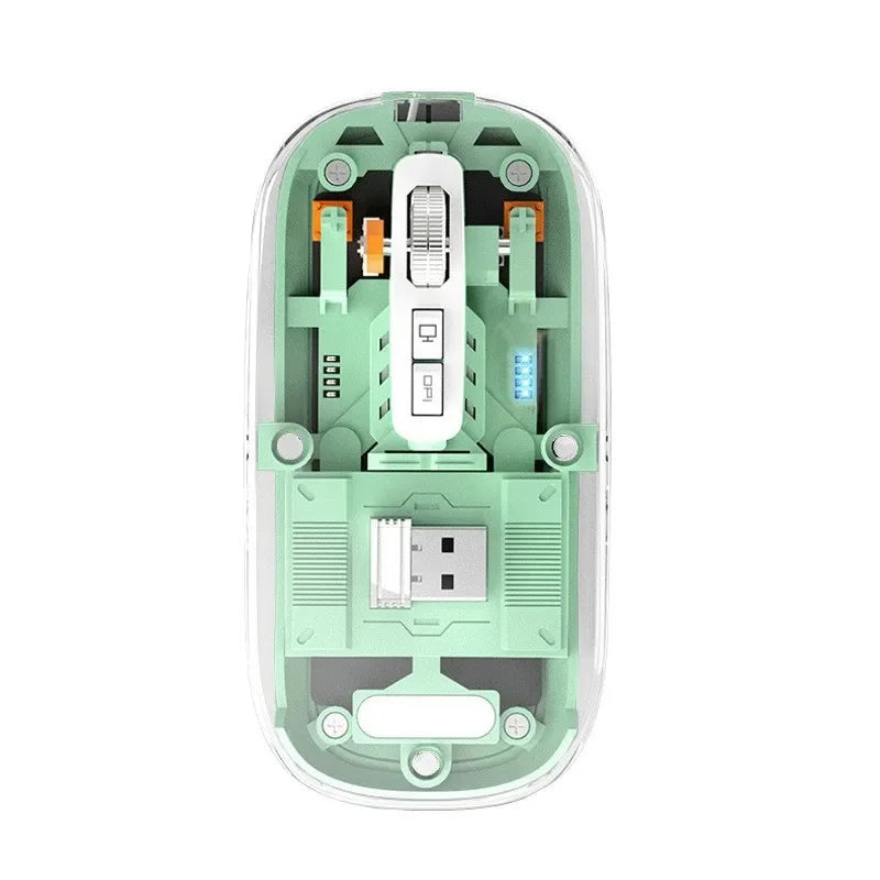 3-Mode Transparent Gaming Mouse